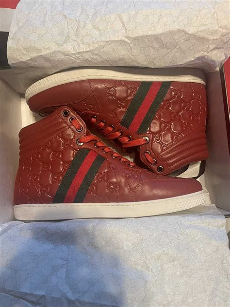 fake gucci basketball shoes|high top gucci sneakers.